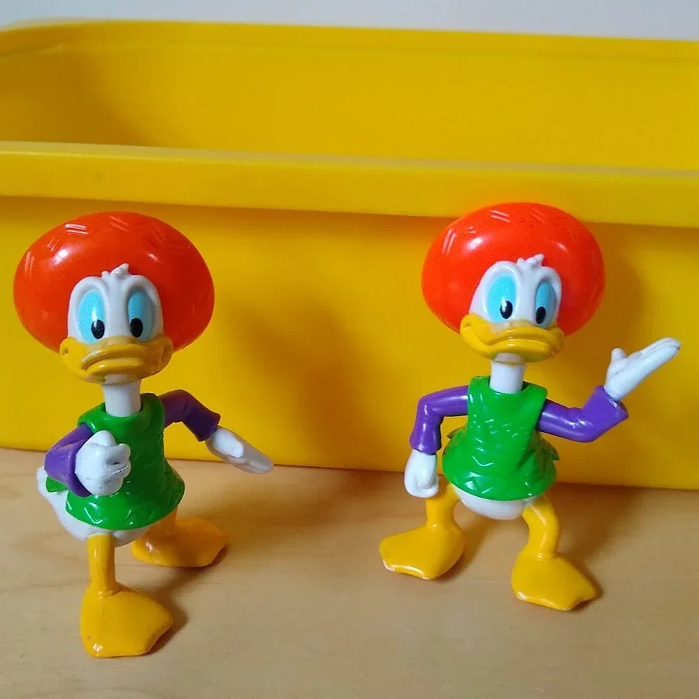 Disney Donald Duck x 2 PVC figurines used